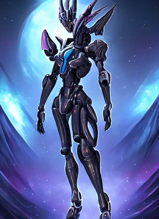 Image similar to cinematic goddess shot, cosmic sized perfectly proportioned stunning beautiful hot anthropomorphic robot mecha female dragon, in space, nebula background, larger than galaxies, holding galaxy, sharp claws, sleek silver armor, epic proportions, epic size, epic scale, digital art, furry art, macro art, dragon art, giantess art, warframe fanart, furaffinity, deviantart