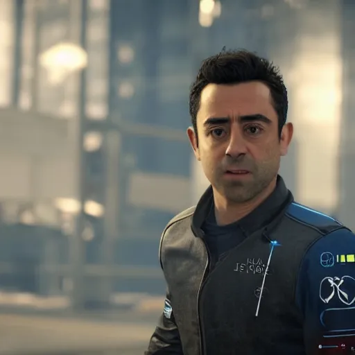 Image similar to still of xavi hernandez in detroit become human