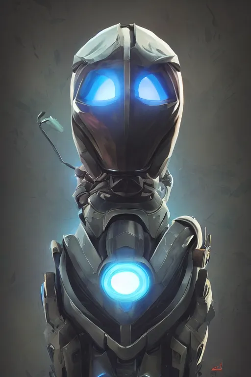 Image similar to epic mask helmet robot ninja portrait stylized as fornite style game design fanart by concept artist gervasio canda, behance hd by jesper ejsing, by rhads, makoto shinkai and lois van baarle, ilya kuvshinov, rossdraws global illumination radiating a glowing aura global illumination ray tracing hdr render in unreal engine 5