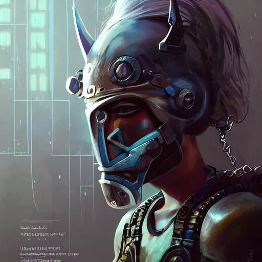 Image similar to cyberpunk viking helmet mask warrior goddess robot ninja fantasy, art gta 5 cover, official fanart behance hd artstation by jesper ejsing, by rhads, makoto shinkai and lois van baarle, ilya kuvshinov, ossdraws