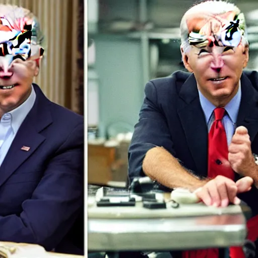 Prompt: Biden in SAW 3