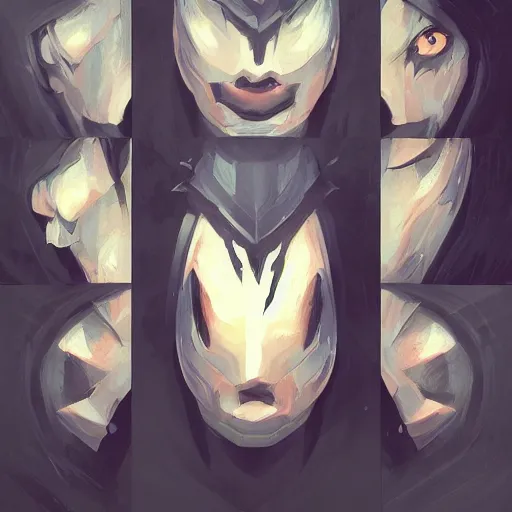 Image similar to face icon stylized minimalist dark souls, loftis, cory behance hd by jesper ejsing, by rhads, makoto shinkai and lois van baarle, ilya kuvshinov, rossdraws global illumination