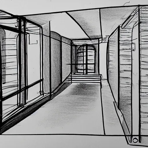 Image similar to Art demo of four point perspective.