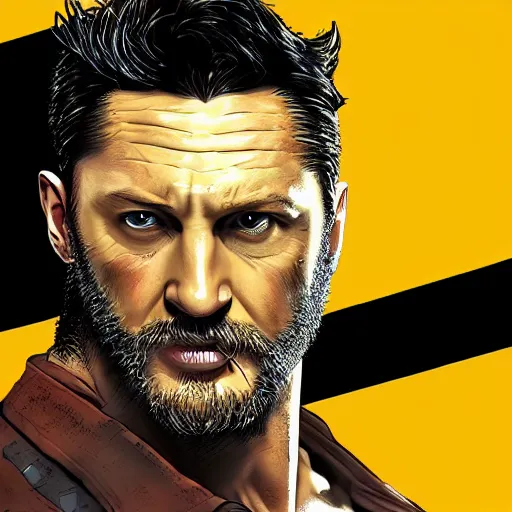 Image similar to tom hardy as wolverine from x - men digital art 4 k detailed super realistic