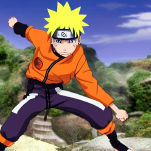 Prompt: hyper realistic naruto running for presidential election in madagascar