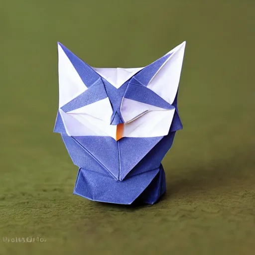 Image similar to origami fox