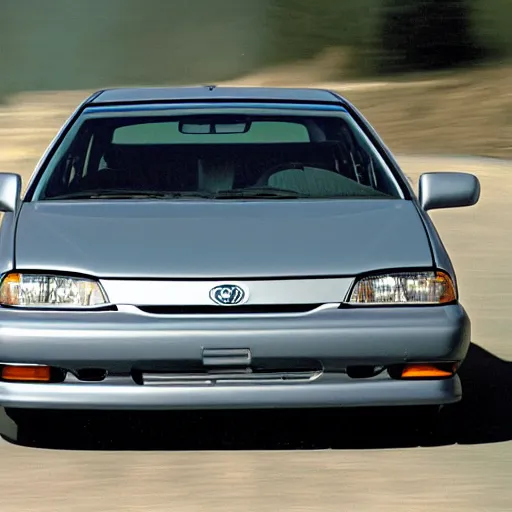 Image similar to grey toyota camry 1 9 9 9 flying in the sky