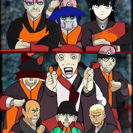 Prompt: Scatman in Naruto, elite ninja, intimidating