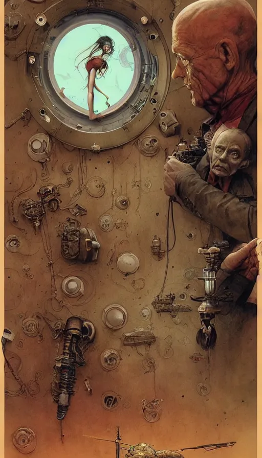 Image similar to single - use time - travel simulation capsule by chiara bautista, beksinski and norman rockwell and greg rutkowski weta studio, and lucasfilm