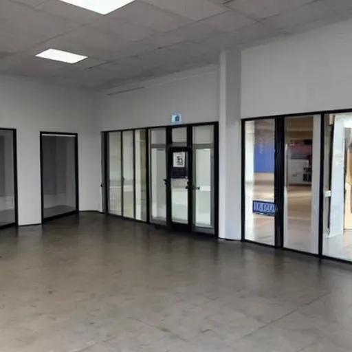 Image similar to empty real estate retail space for sale, color photo, craigslist ad