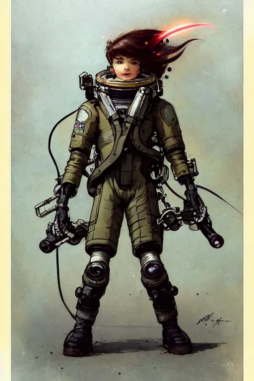 Prompt: ( ( ( ( ( 2 0 5 0 s retro future boy 1 0 old boy super scientest in space pirate mechanics costume full portrait. action pose. muted colors. ) ) ) ) ) by jean - baptiste monge!!!!!!!!!!!!!!!!!!!!!!!!!!!!!!