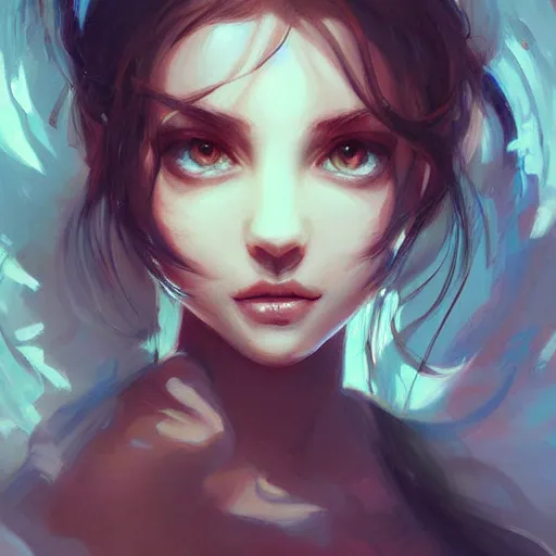 Prompt: painting by loish!!, portrait of a beautiful girl, finely detailed features, intricate brush strokes, beautiful lighting, trending on pixiv fanbox, art by ross tran, wlop.