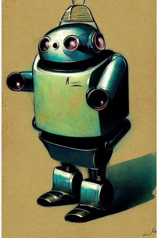 Image similar to ( ( ( ( ( 1 9 5 0 s retro future android robot fat singer. muted colors., ) ) ) ) ) by jean - baptiste monge,!!!!!!!!!!!!!!!!!!!!!!!!!