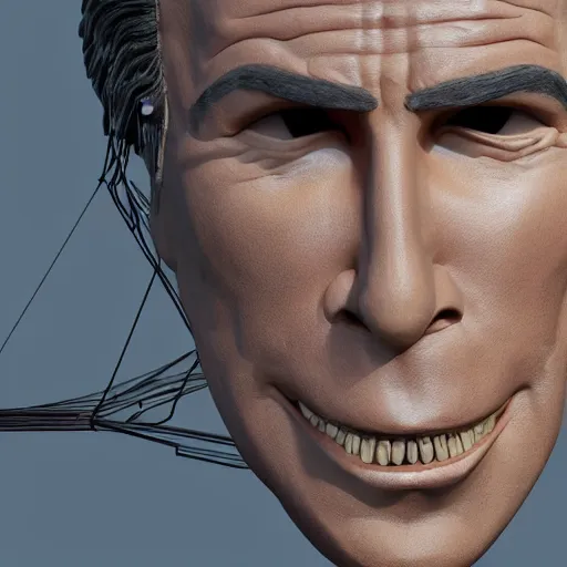 Prompt: animatronic John Travolta, exposed wires, photo, Stan Winston studios, detailed, 4k