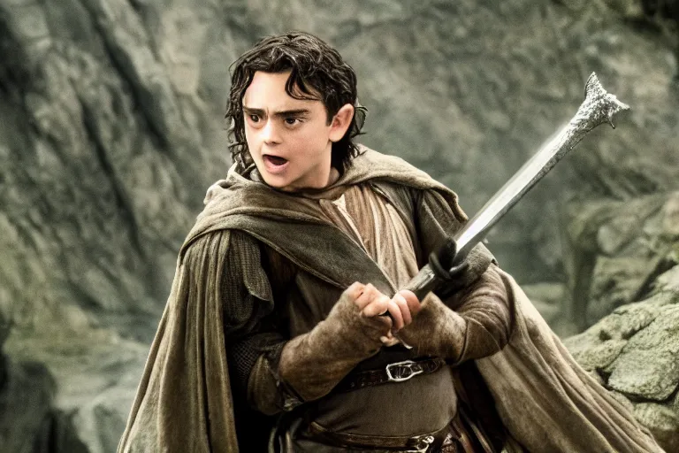 Prompt: ben shapiro stars in the lord of the rings return of the king, highly detailed, cinematic lighting, 4 k, arricam studio 3 5 mm film camera, kodak 5 2 7 9 ( tungsten - balanced ) film stock