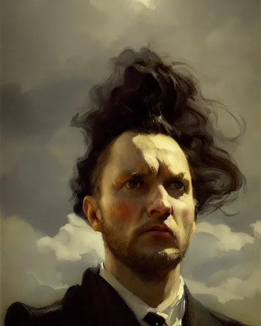 Image similar to president of poland. fantasy art by greg rutkowski, gustave courbet, rosa bonheur, edward hopper. faithfully depicted facial expression, perfect anatomy, sharp focus, global illumination, radiant light, detailed and intricate environment, trending on artstation