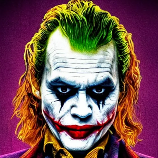 Prompt: prompt Johnny Depp as The Joker movie poster