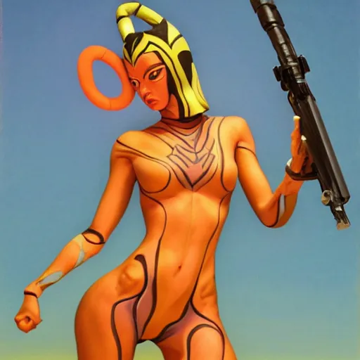 Prompt: beautiful_petite_sunset_of_ahsoka tano clone wars alien body Paint toned full body curv, abs fit model seductive golden hour body seductive pose by trimmed down pin up hayime sorayama Grand Odalisque_intricate_oil_paintingby Jo hn_William_Godward_by_Anna_Dittman J-H 768-C2.0