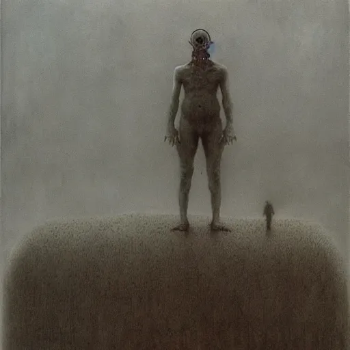 Prompt: the last selfie ever taken, apocalypse, horror, beksinski