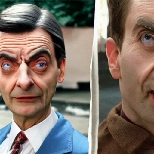 Image similar to Live Action Still of Jerma985 in Mr. Bean, real life, hyperrealistic, ultra realistic, realistic, highly detailed, epic, HD quality, 8k resolution, body and headshot, film still