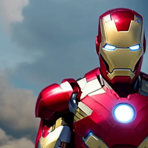 Image similar to an avengers still of steve harvey as ironman,detailed face,cinematic,dramatic,marvel 2021