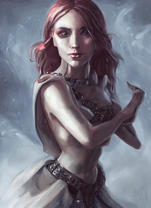 Image similar to fantasy painting of a beholder, portrait, oil painting, artgerm, dnd, rpg