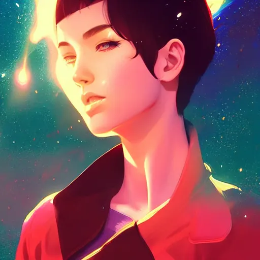 Prompt: a portrait of a beautiful plasma between galaxies, art by ilya kuvshinov and wlop and artgerm and josan gonzalez, digital art, highly detailed, intricate, sharp focus, trending on artstation hq, deviantart, pinterest, unreal engine 5, 4 k uhd image