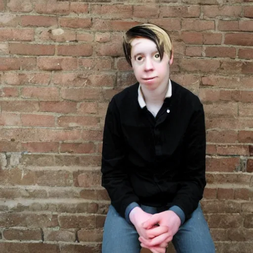 Prompt: a photographic portrait of a non - binary person from 2 0 1 2