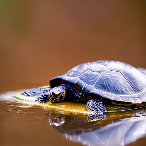 Image similar to Pope Francis blessing pond turtle, HD photography, Canon eos r3, 8k resolution, red ear slider, award winning, national geographic