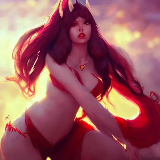 Image similar to Alexstrasza, by WLOP and artgerm, artstation, deviantart, pixiv