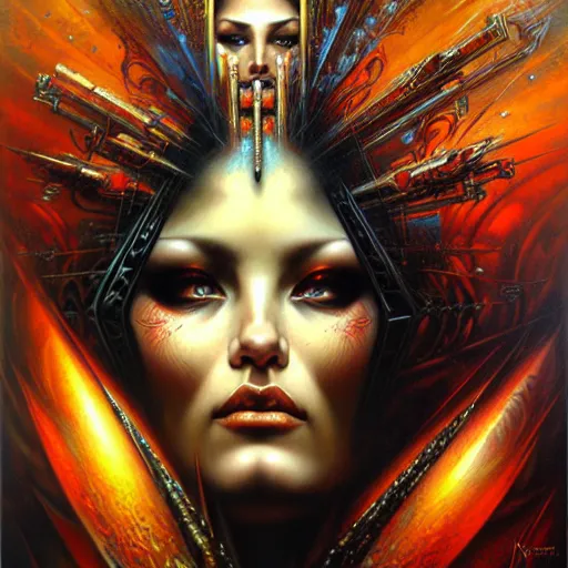 Image similar to Divine Chaos Engine by Karol Bak