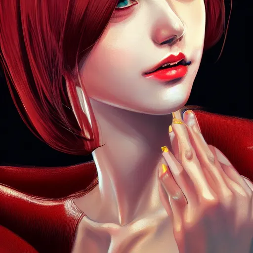 Image similar to Goro Majima as slim beautiful young girl, elegant, 2d, ultra highly detailed, digital painting, smooth, sharp focus, artstation, art by Ilya Kuvshinov