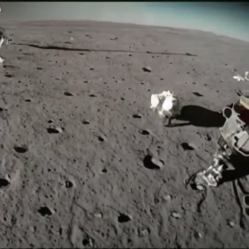 Image similar to gopro footage fighting mark zuckerberg on the moon.