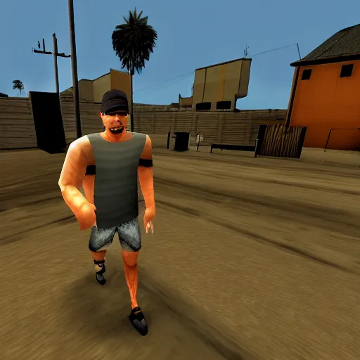 Prompt: gta san andreas screenshot