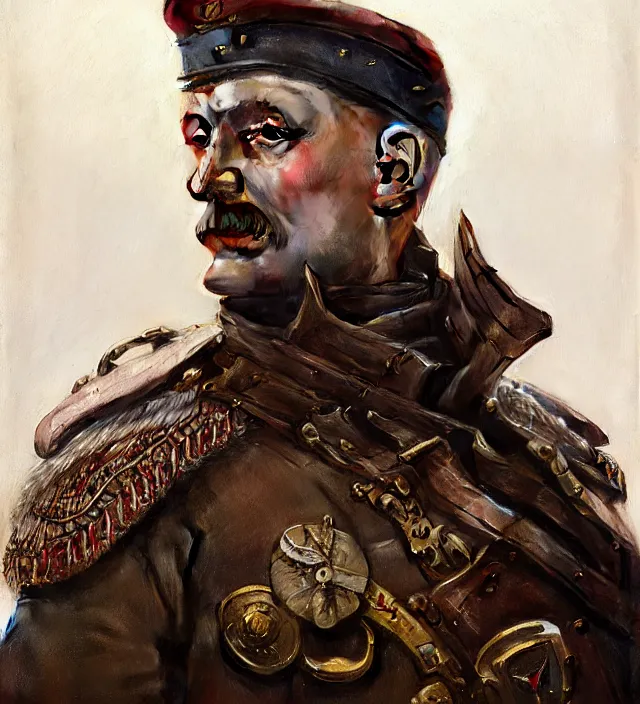 Image similar to portrait of a polish man wearing a traditional nineteenth century military jacket, inspired by the winged hussars, metal shoulder pauldrons, highly detailed, digital painting, artstation, concept art, sharp focus, cinematic lighting, illustration, art by artgerm and greg rutkowski, alphonse mucha, cgsociety