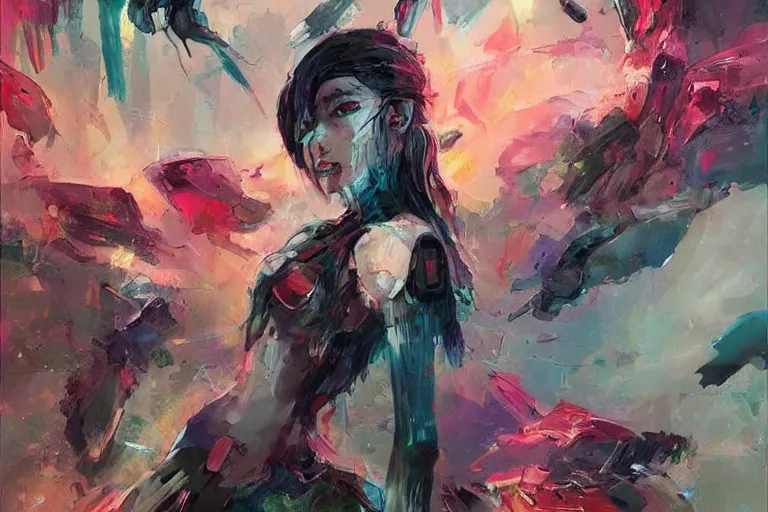 Image similar to artistic dirty art acrylic painting, paint brushstrokes and squeegeed dirty artwork, art by ross tran style reminiscent of illustrative children books, surreal, human figures, low tons colors, futuristic world leaders of terror 2 1 th century