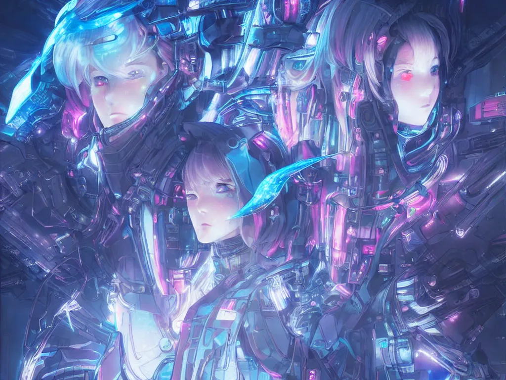 Prompt: portrait anime visual of futuristic female cyber airforce, on neon light tokyo snowy rooftop, ssci - fi and fantasy, intricate and very beautiful, human structure, concept art, sharp focus, anime illustration by serafleur and rossdraws and luxearte and magali villeneuve, frostine engine