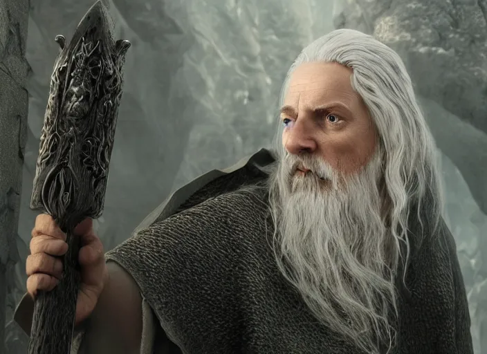 Prompt: hyperrealism, detailed textures, photorealistic 3 d render, a mystical wizard in the time of merlin, in the style of lord of the rings, sharp focus, ultra realistic, ultra high pixel detail, cinematic, intricate, cinematic light, concept art, illustration, art station, unreal engine 8 k