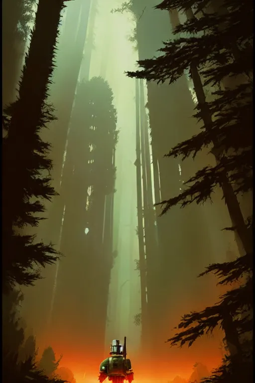 greg rutkowski travel poster endor with boba fett | Stable Diffusion ...