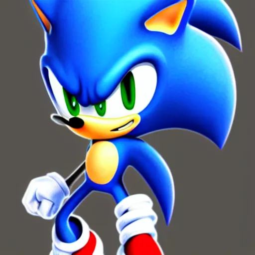 Image similar to oc sonic character, deviantart, colouring pencils