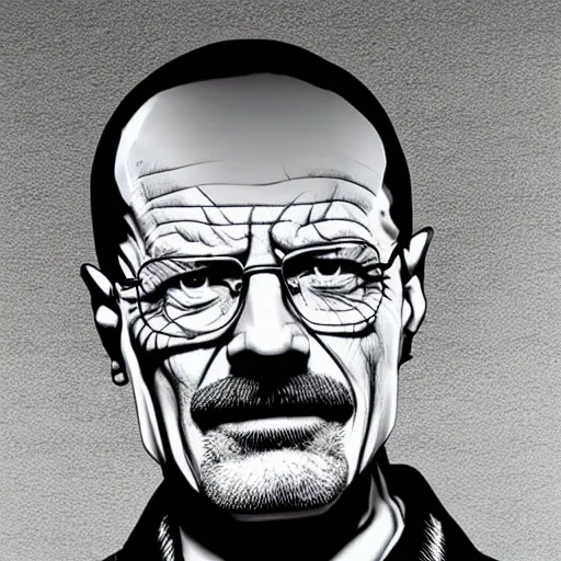 Prompt: Walter White as Joker, 8k