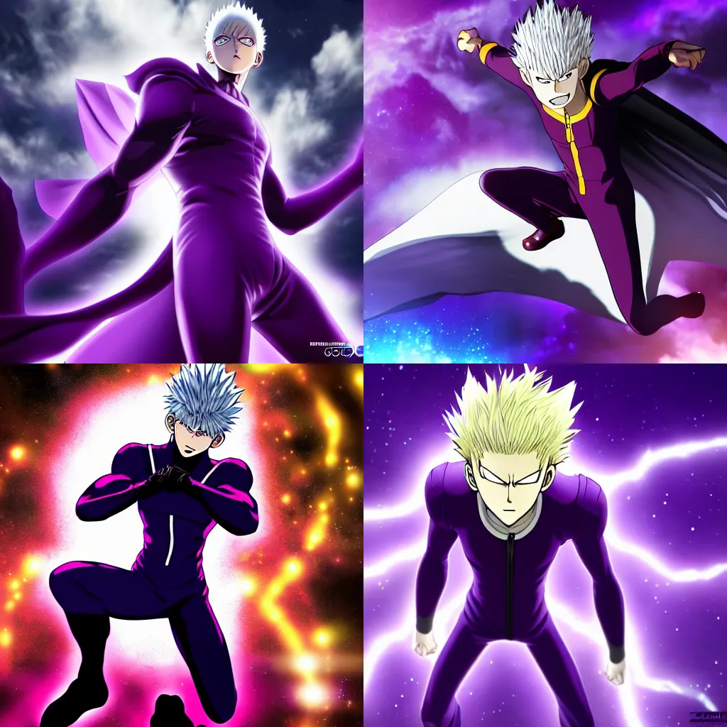 Cosmic garou beating Goku? #onepunchman #opm #garou #edits