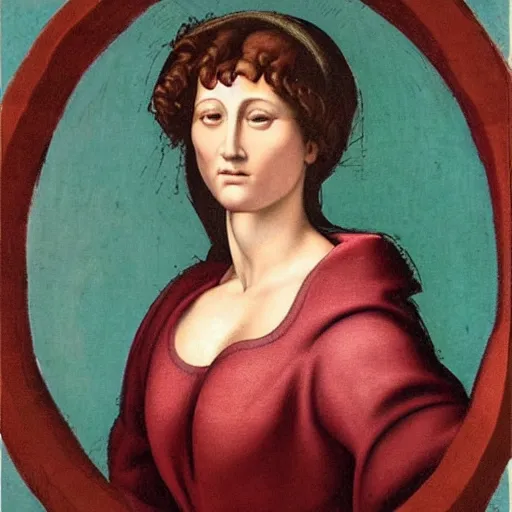 Image similar to Female Portrait, by Michelangelo.