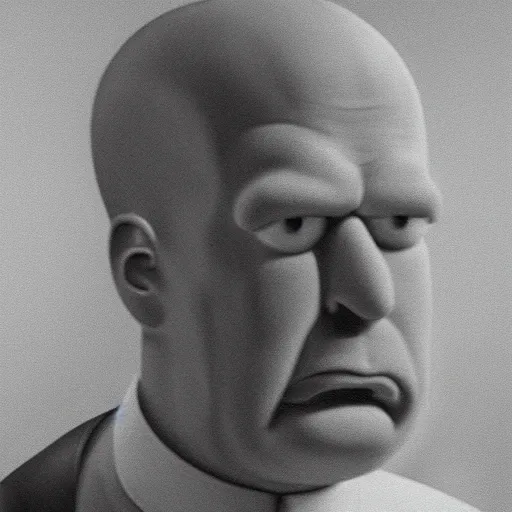 Prompt: Homer Simpson, portrait, 50mm (1999)