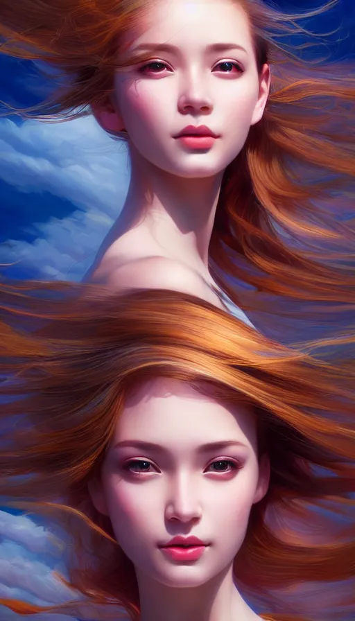 Prompt: photo of a gorgeous young girl flying, searching for eternity in the style of stefan kostic, realistic, sharp focus, 8k high definition, high fashion, vogue, insanely detailed, intricate, elegant, art by stanley lau and artgerm, sigma 85mm art