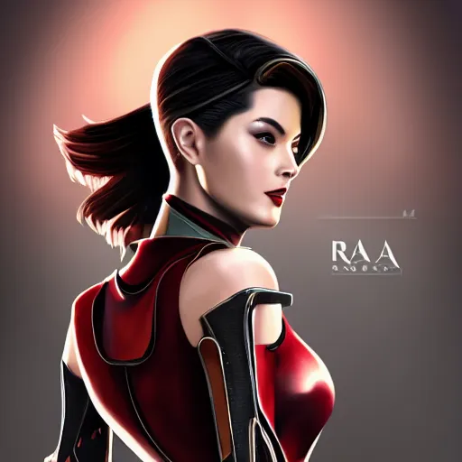 Image similar to A combination of Ada Wong's and Grace Kelly's and Ashley Greene's appearances wearing Ranger's armor from Anthem, high tech, action shot, angular, full body portrait, futuristic, dramatic, fantasy, intricate, elegant, highly detailed, digital painting, artstation, concept art, matte, sharp focus, illustration, 8K, art by Donato Giancola and James Gurney