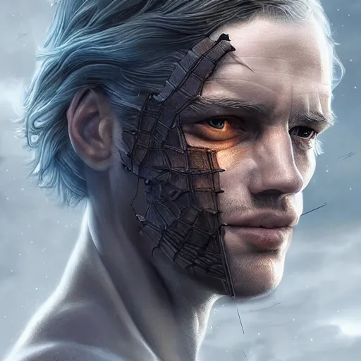 Prompt: man morphed with bat flies in dark skies, fantasy, professionally retouched, soft lighting, powerful, realistic, face is obscured in shadow, wide angle, 8 k high definition, insanely detailed, intricate, elegant, art by artgerm and wlop