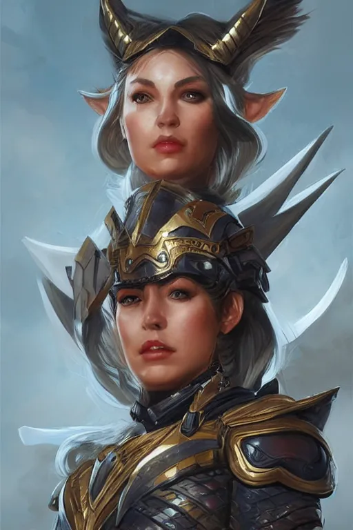 Image similar to amazon valkyrie athena, d & d, fantasy, portrait, highly detailed, headshot, digital painting, trending on artstation, concept art, sharp focus, illustration, art by artgerm and greg rutkowski and magali villeneuve