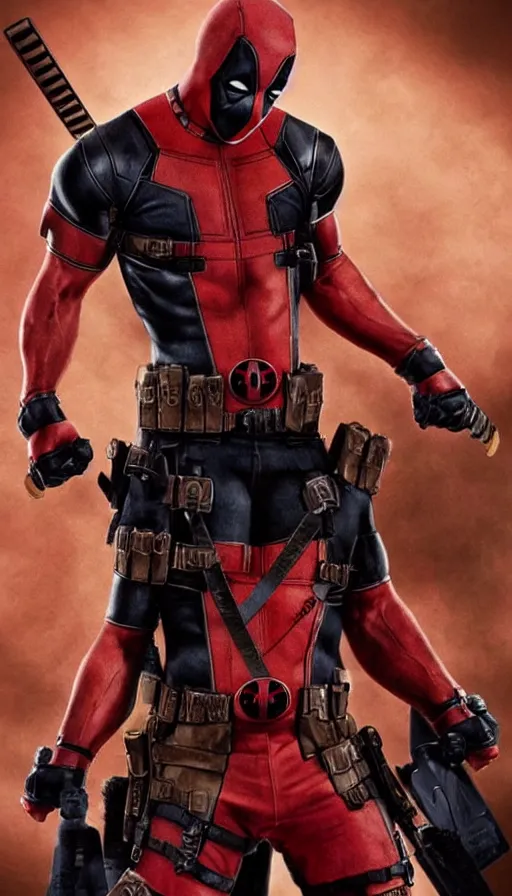 Prompt: realistic deadpool and Wolverine fusion, 8k,