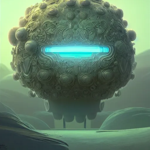 Image similar to fluffy android:: by beeple and James Gilleard and Justin Gerard :: ornate, dynamic, particulate, intricate, elegant, highly detailed, centered, artstation, smooth, sharp focus, octane render, 3d